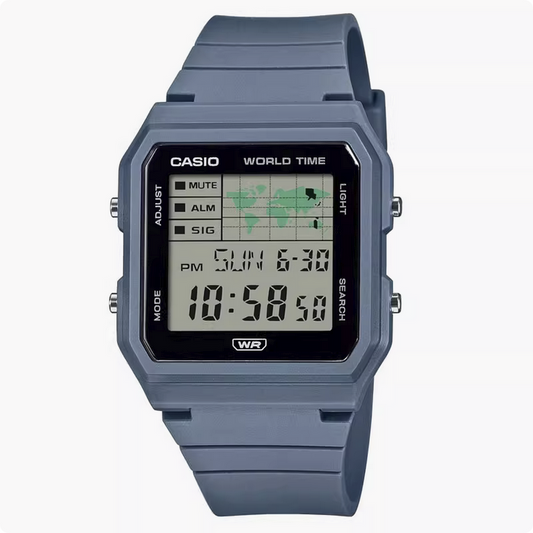 Casio World Map Multifunction (33.7mm) Digital Dial LF-30W Retro Digital Analog Watch