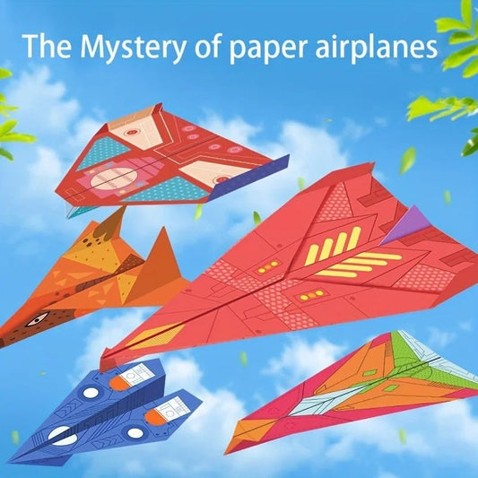 Origami Paper Airplane Set 36 Sheets 12 Models