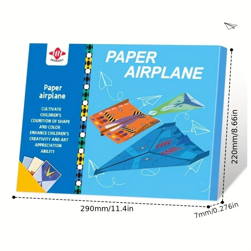 Origami Paper Airplane Set 36 Sheets 12 Models